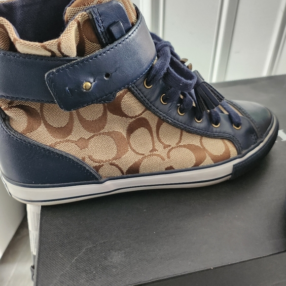 Coach Fashion Hightop Sneakers - Picture 2 of 10